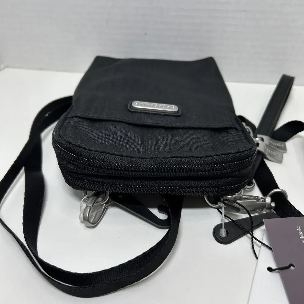 Baggallini Take Two Large RFID Bryant Crossbody - Black